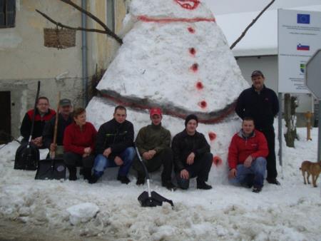 Snežak v Goriški vasi 5